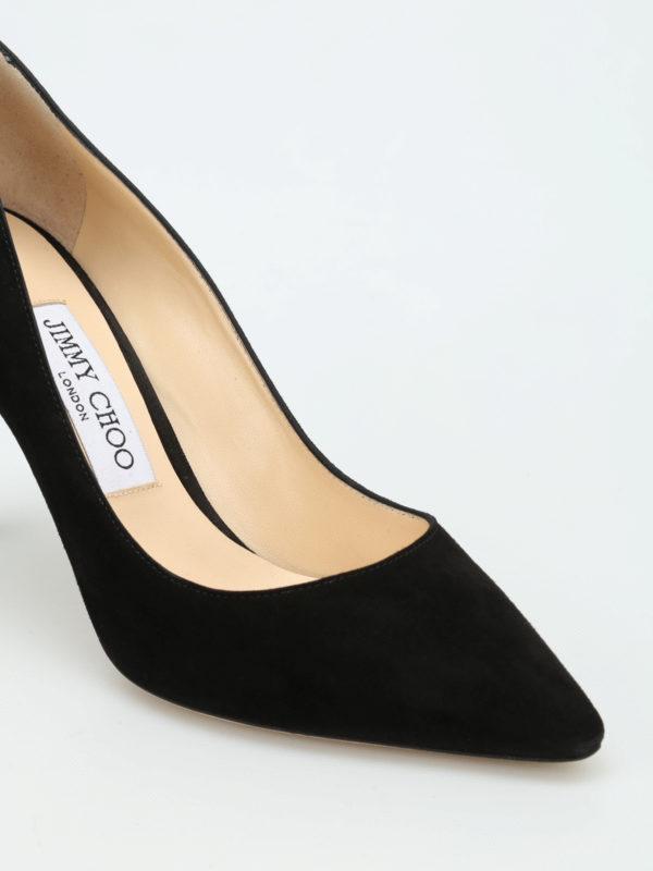The Best Shops JIMMY CHOO: court shoes - Romy 85 suede pumps